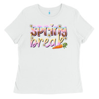 White Spring break Ladies Tee - NancyCooperArtShop