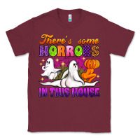 Burgundy theres some horrors in this house Classic Tee - Artiststas