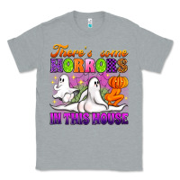 Heather Grey theres some horrors in this house Classic Tee - Artiststas