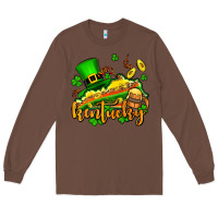 Chestnut St. Patrick's Kentucky map Long Sleeve Tee - OliviaCreatesArt