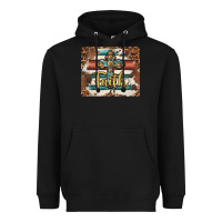 Black faith cross mousepad Heavyweight Hoodie - BarkalooDesign