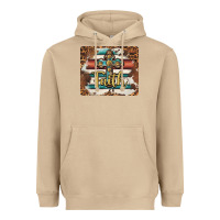 Mushroom faith cross mousepad Heavyweight Hoodie - BarkalooDesign
