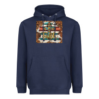 Navy faith cross mousepad Heavyweight Hoodie - BarkalooDesign