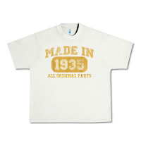 Pistachio Made in 1935 87th Birthday Gifts 87 Year old Birthday T-Shirt Urban Heavy Tee - longCreatives