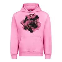 Fuchsia Pink valentine's day patches Urban Hoodie - AdoDesignShop