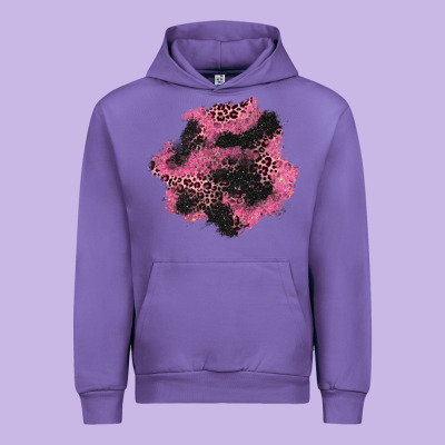 Valentine's Day Patches Urban Hoodie Designed By Adodesignshop