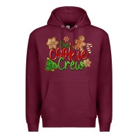 Burgundy The Cookie Crew Christmas Premium Hoodie - LillyAllenDesigns