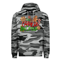 Slate Camo The Cookie Crew Christmas Premium Hoodie - LillyAllenDesigns