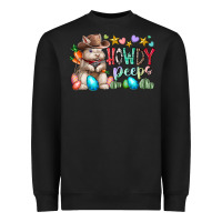 Black howdy peeps Heavyweight Sweatshirt - RacoonDesign