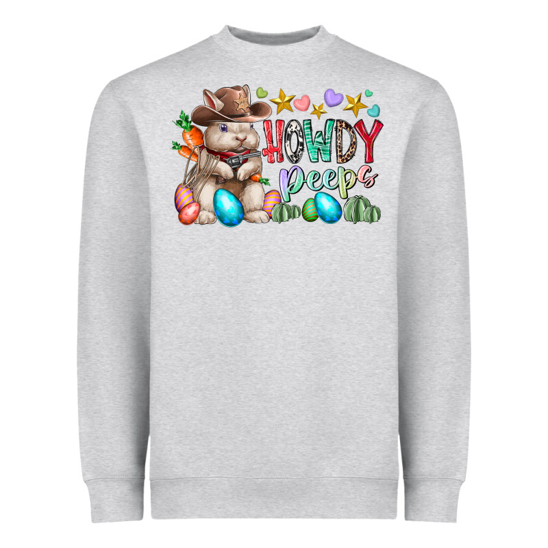 Howdy Peeps Heavyweight Sweatshirt by RacoonDesign | Teevron