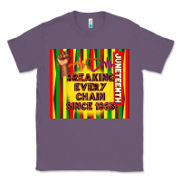 Lavender juneteenth breaking every chain since 1865 Classic Tee - TumblerDesignByShophia