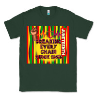 Sports Green juneteenth breaking every chain since 1865 Classic Tee - TumblerDesignByShophia