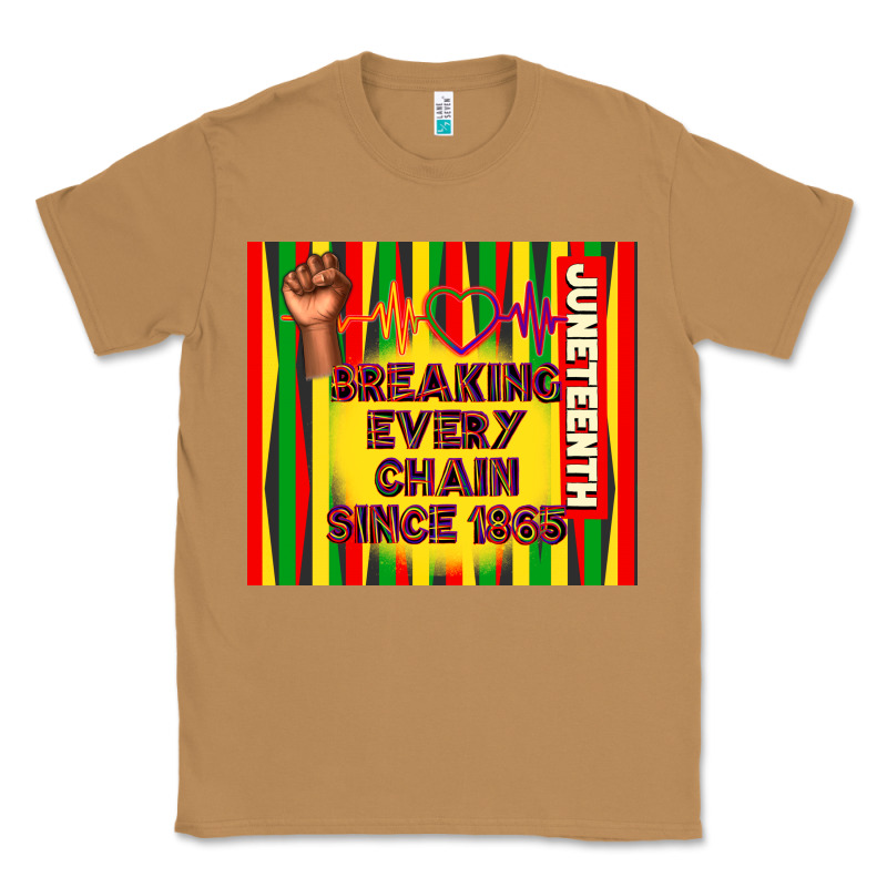 Juneteenth Breaking Every Chain Since 1865 Classic Tee by TumblerDesignByShophia | Teevron