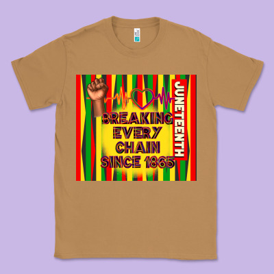 Juneteenth Breaking Every Chain Since 1865 Classic Tee Designed By Tumblerdesignbyshophia