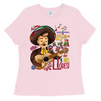 Bubblegum Pink Ay, ay, ay canta y no llores! Ladies Tee - NancyCooperArtShop