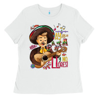 White Ay, ay, ay canta y no llores! Ladies Tee - NancyCooperArtShop