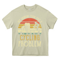 Mossy my drinking team has a cycling problem cotton t shirt funny dad gift c Heavy Core Tee - longCreatives