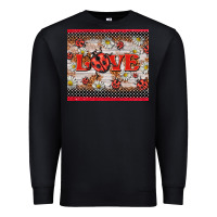 Black love ladybug Premium Sweatshirt - BarkalooDesign