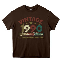 Vintage 1990 Limited Edition 31 Years Of Being Awesome Heavy Core Tee | Teevron