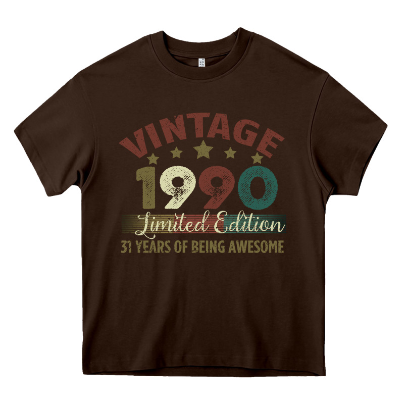 Vintage 1990 Limited Edition 31 Years Of Being Awesome Heavy Core Tee by Bettercallsaul | Teevron
