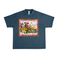 Midnight Navy Easter Day with farm animals tumbler Urban Heavy Tee - HowdyJamesFarm