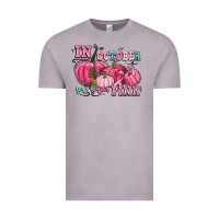 Vintage Zinc in october we wear pink Vintage Tee - CowGirlArtShop