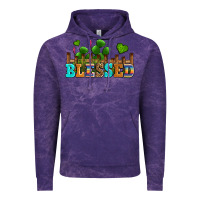 Cloud Purple blessed olivia Vintage Hoodie - OliviaCreatesArt