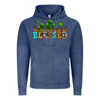 Vintage Denim blessed olivia Vintage Hoodie - OliviaCreatesArt