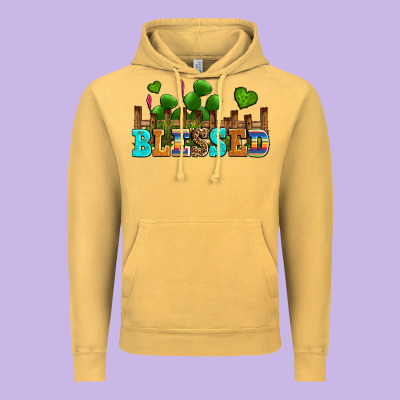 Blessed Olivia Vintage Hoodie Designed By Oliviacreatesart