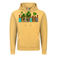 Vintage Mustard blessed olivia Vintage Hoodie - OliviaCreatesArt