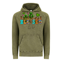 Vintage Olive blessed olivia Vintage Hoodie - OliviaCreatesArt