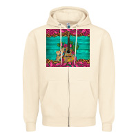 Sandshell mexican guitar roses cactus sombrero Zipper Hoodie - Artiststas