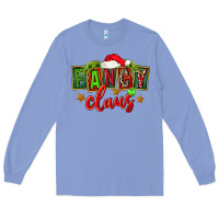 Colony Blue christmas fancy claus Long Sleeve Tee - FaDigitalArtStudio