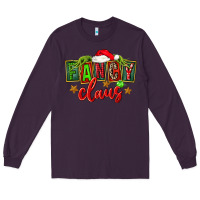 Plum christmas fancy claus Long Sleeve Tee - FaDigitalArtStudio
