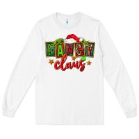 White christmas fancy claus Long Sleeve Tee - FaDigitalArtStudio