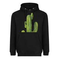 Black cactus Heavyweight Hoodie - BarkalooDesign