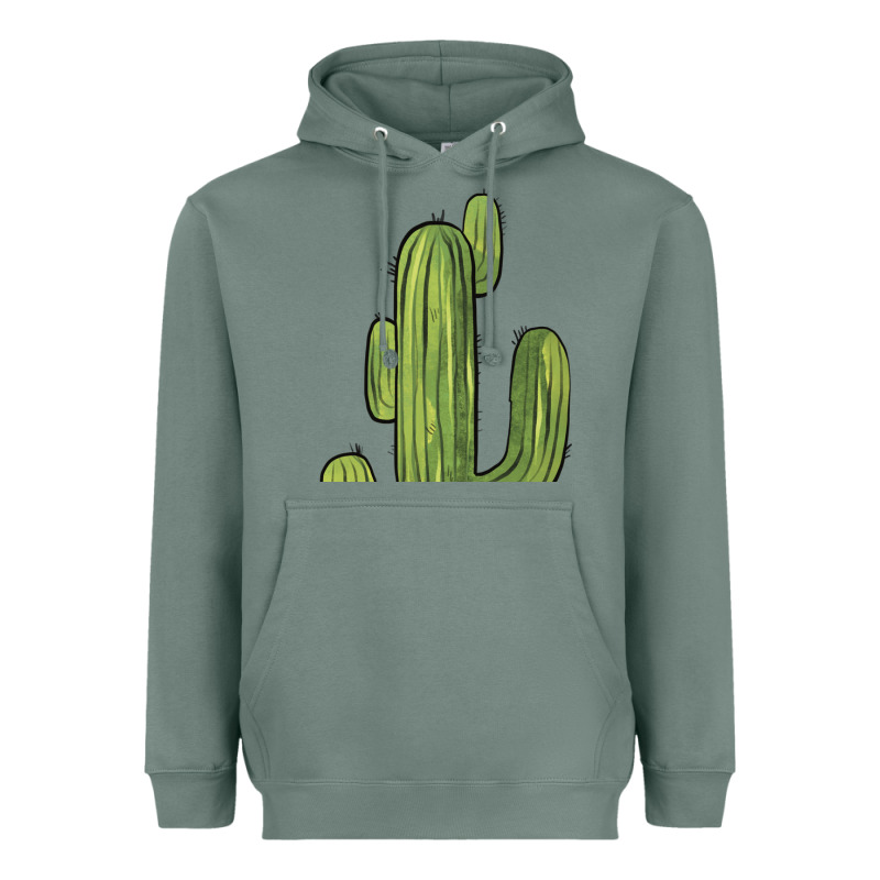 Cactus Heavyweight Hoodie by BarkalooDesign | Teevron
