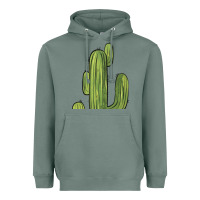 Sage cactus Heavyweight Hoodie - BarkalooDesign