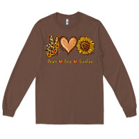 Chestnut Peace Love Sunshine Long Sleeve Tee - Jasminsmagicworld