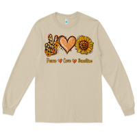 Mushroom Peace Love Sunshine Long Sleeve Tee - Jasminsmagicworld