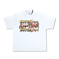 White Super mom super wife super tired Urban Heavy Tee - CowGirlArtShop
