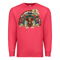 Cardinal scottish calf rainbow Premium Sweatshirt - BarkalooDesign