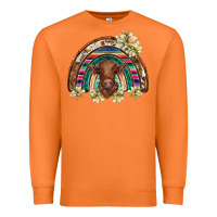 Carrot scottish calf rainbow Premium Sweatshirt - BarkalooDesign