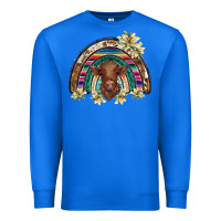 True Royal scottish calf rainbow Premium Sweatshirt - BarkalooDesign
