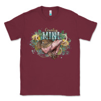 Burgundy Country mini Classic Tee - HowdyJamesFarm