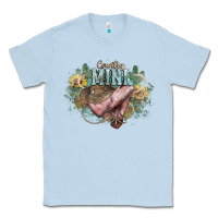 Dusty Blue Country mini Classic Tee - HowdyJamesFarm