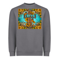 Storm Western Faith Cross Butterfly Heavyweight Sweatshirt - LillyAllenDesigns