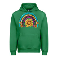 Emerald rainbow sunflower Urban Hoodie - AdoDesignShop