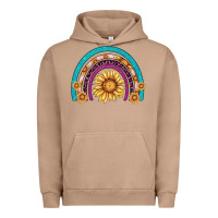 Pigment Burro rainbow sunflower Urban Hoodie - AdoDesignShop