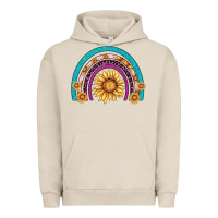 Pigment French Oak rainbow sunflower Urban Hoodie - AdoDesignShop